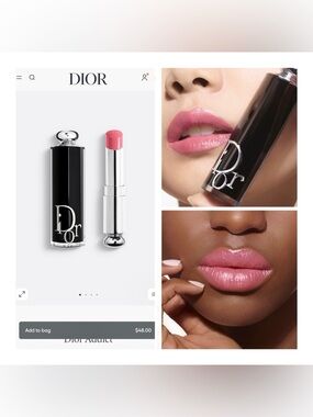 Dior Addict Hydrating Shine Lipstick - 373 Rose Celestial. NIB! MSRP$48